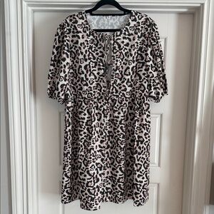 Stylish Leopard Print Dress